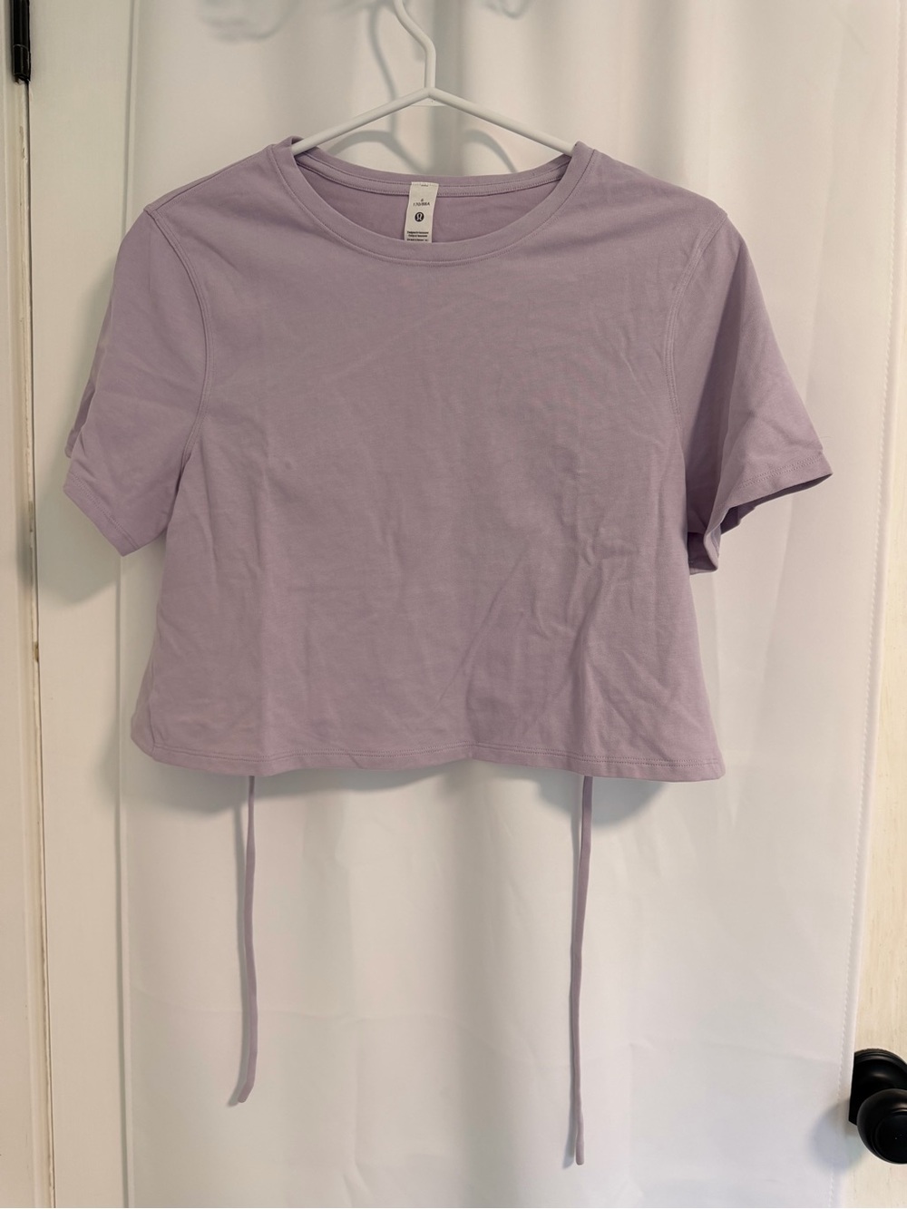 Lululemon Lavender Crop Tee